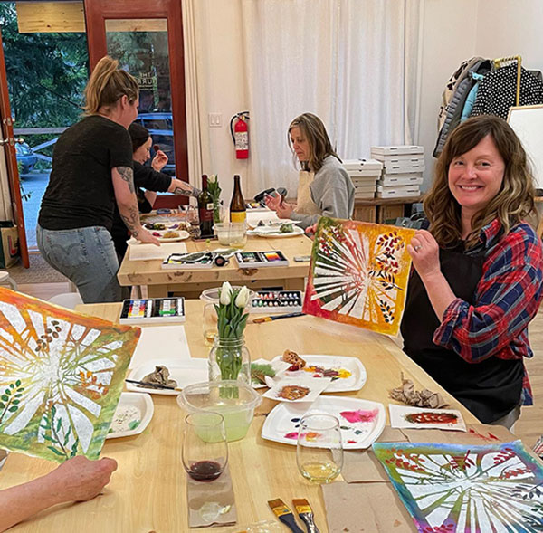 The Burrow - sip and paint session