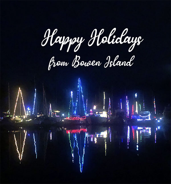 Happy Holidays from Bowen Island