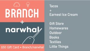 Branch on Bowen + narwhal gifts