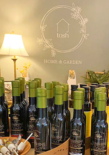 tosh home & garden a selection of olive oils